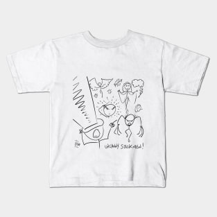 Uncanny Stick-Men Kids T-Shirt